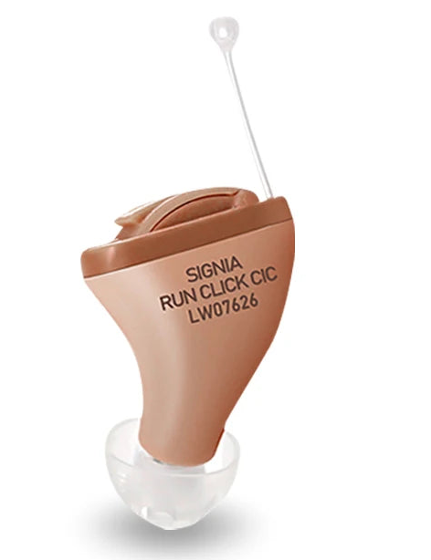 Signia RUN CIC Completely-in-Canal Digital Hearing Aid – Invisible, Discreet, Powerful & Comfortable | Engineered, For Moderate to Severe Hearing Loss