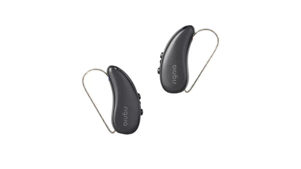 Signia Pure C&G 7 IX Hearing Aids (Pair L & R) with Charger – Rechargeable, Bluetooth, Digital Noise Reduction – Premium