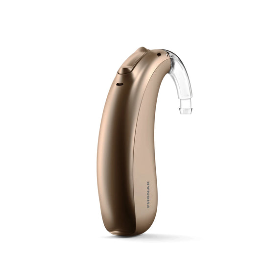 Phonak Naida L50 UP – Ultra Power Digital BTE Hearing Aid for Severe to Profound Hearing Loss – Bluetooth & SmartSpeech Technology