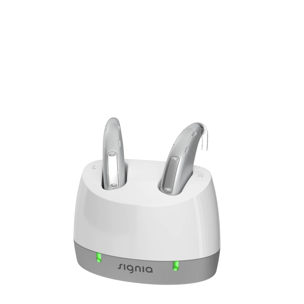 Signia Motion Charge & Go X β Rechargeable Super Power BTE Hearing Aid with Charger β Severe to Profound Hearing Loss