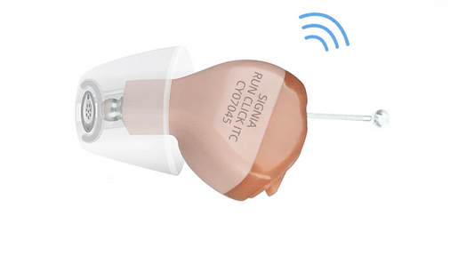 Signia RUN ITC In-The-Canal Digital Hearing Aid – Invisible, Discreet, Powerful & Comfortable | Engineered, For Moderate Hearing Loss