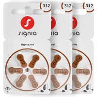 Signia / Siemens Size 312 Hearing Aid Batteries (Pack of 60) – Long Life, Reliable Power