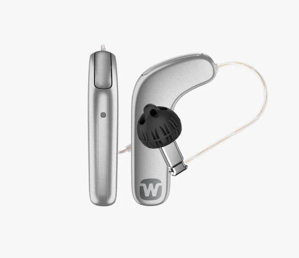 Widex SmartRIC 440 Hearing Aids (Pair L & R) with Charger – Rechargeable, Bluetooth, Digital Noise Reduction – Premium