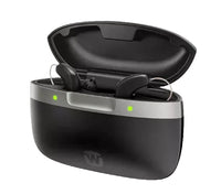 Widex SmartRIC 440 Hearing Aids (Pair L & R) with Charger – Rechargeable, Bluetooth, Digital Noise Reduction – Dark Cherry