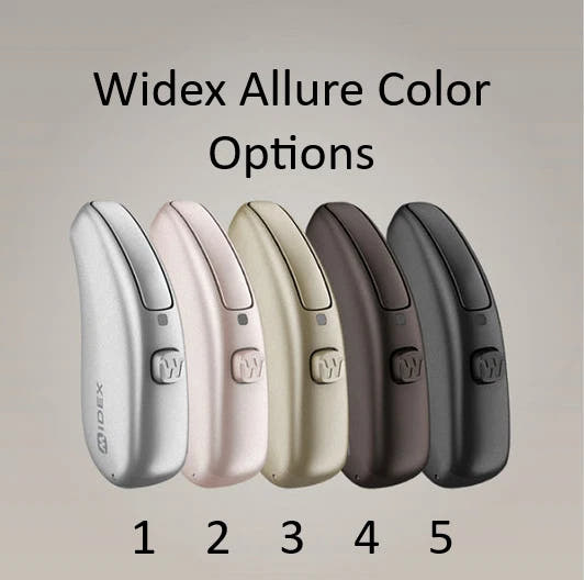 Widex Allure 440 R D Hearing Aids (Pair L & R) – Rechargeable, Bluetooth, Digital Noise Reduction