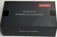 GN ReSound Multi Mic Wireless Microphone – Compatible with ReSound & Jabra Hearing Aids, Rechargeable – Black