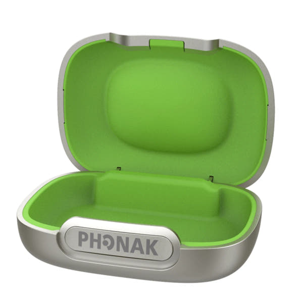 Phonak Hearing Aid Case (2 Pack) – Compact Protective Storage Case for Hearing Aids – Gold