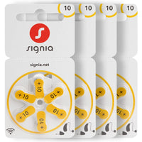 Siemens Signia Size 10 Hearing Aid Batteries – Zinc-Air, Mercury-Free