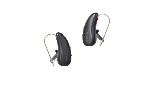 Signia Pure 5 IX Hearing Aids (Pair L & R) with Portable Charger – Rechargeable, Bluetooth, Digital Noise Reduction, Directional Microphones – Advanced Level