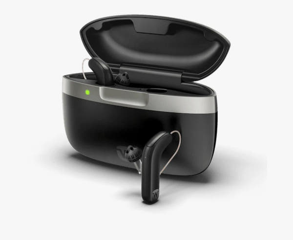 Widex SmartRIC 440 Hearing Aids (Pair L & R) with Charger – Rechargeable, Bluetooth, Digital Noise Reduction – Premium